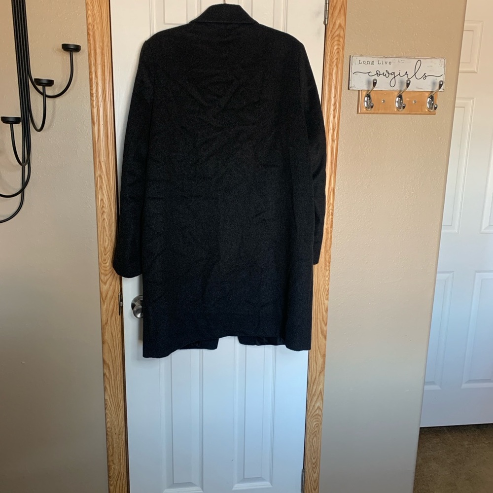SAM EDELMAN Wool Blend Double Breasted Long Coat Size Large - Picture 12 of 12